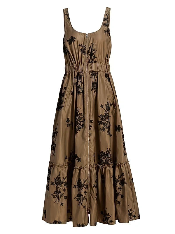 Cinq à Sept - Wildflower Whimsy Vernetta Midi-Dress