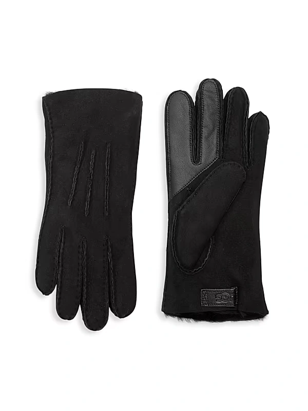UGG - Contrast Sheepskin Touch Tech Gloves